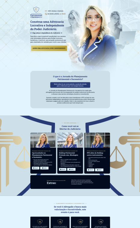 Site para empresa de Planejamento Patrimonial e consultoria financeira desenvolvido em Natal RN